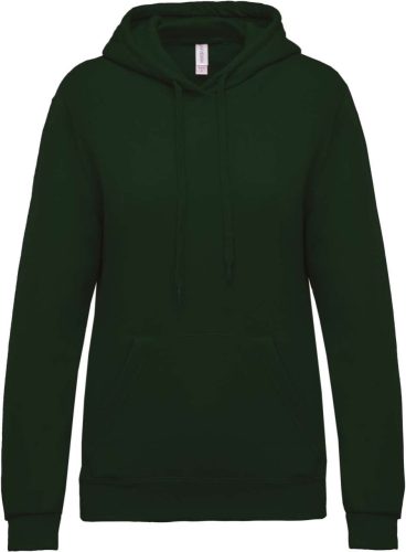 Kariban Női kapucnis pulóver KA473, Forest Green-2XL