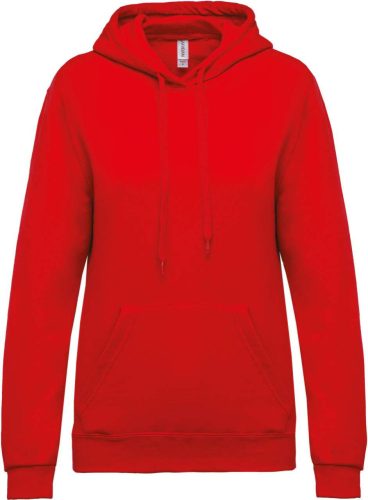 Kariban Női kapucnis pulóver KA473, Red-2XL