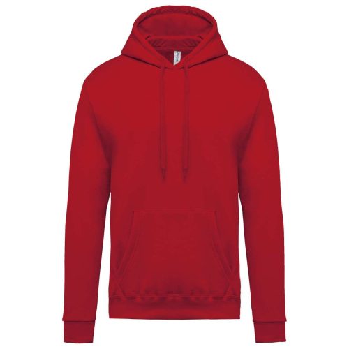 Kariban kapucnis férfi pulóver KA476, Cherry Red-2XL