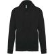 Kariban unisex cipzáros kapucnis pulóver KA479, Black-4XL