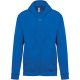 Kariban unisex cipzáros kapucnis pulóver KA479, Light Royal Blue-3XL