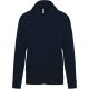 Kariban unisex cipzáros kapucnis pulóver KA479, Navy-2XL