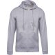 Kariban unisex cipzáros kapucnis pulóver KA479, Oxford Grey-S