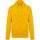 Kariban unisex cipzáros kapucnis pulóver KA479, Yellow-L