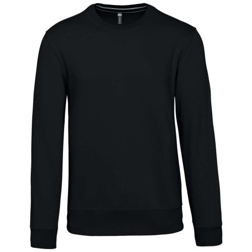 Kariban vastag környakas férfi pulóver KA488, Black-2XL