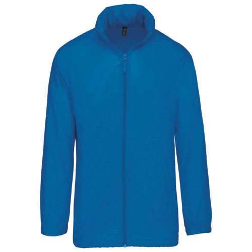 Kariban rejtett kapucnis unisex széldzseki KA616, Tropical Blue-L