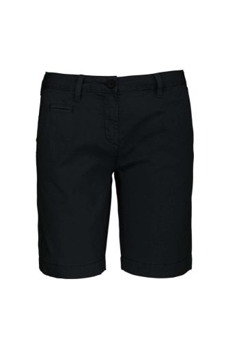 Kariban használt hatású Női pamut bermuda KA753, Washed Charcoal-42