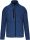Kariban férfi cipzáras dzseki KA9106, Light Royal Blue Mélange-XL