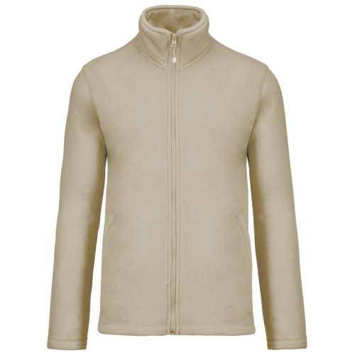 Kariban FALCO  cipzáras mikropolár pulóver KA911, Beige-4XL