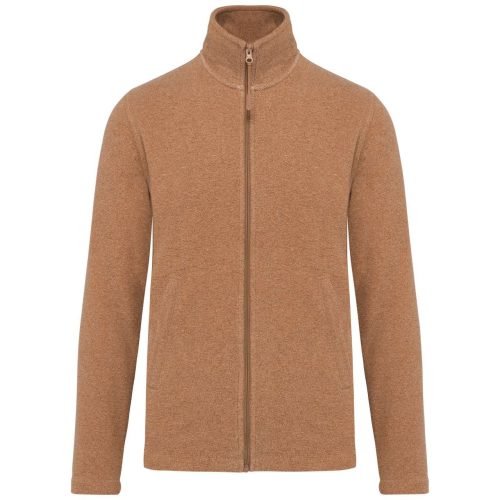 Kariban FALCO  cipzáras mikropolár pulóver KA911, Camel Heather-4XL