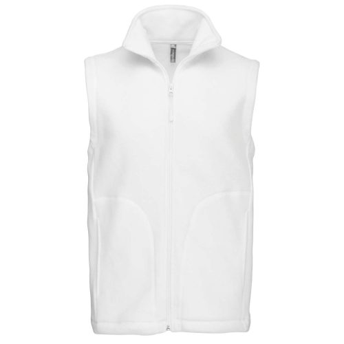 Kariban LUCA, férfi polár mellény KA913, White-L