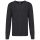 Kariban prémium férfi V-nyakú pulóver KA982, Black Heather-2XL