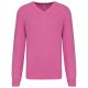 Kariban prémium férfi V-nyakú pulóver KA982, Candy Pink Heather-3XL