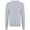 Kariban prémium férfi V-nyakú pulóver KA982, Light Grey Heather-2XL