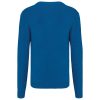 Kariban prémium férfi V-nyakú pulóver KA982, Mykonos Blue Heather-2XL