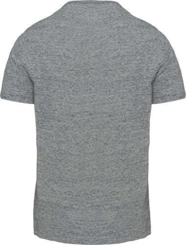 Kariban férfi rövid ujjú környakas vintage póló KV2106, Slub Grey Heather-2XL