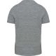 Kariban férfi rövid ujjú környakas vintage póló KV2106, Slub Grey Heather-2XL