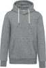 Kariban vastag férfi kapucnis pulóver KV2308, Slub Grey Heather-L