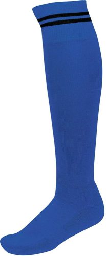 Proact hosszú szárú csíkos sportzokni PA015, Dark Royal Blue/Black-43/46