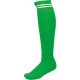 Proact hosszú szárú csíkos sportzokni PA015, Sporty Kelly Green/White-31/34