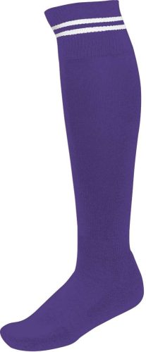 Proact hosszú szárú csíkos sportzokni PA015, Sporty Purple/White-39/42