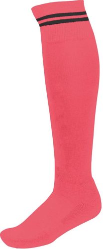 Proact hosszú szárú csíkos sportzokni PA015, Sporty Pink/Dark Grey-39/42