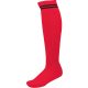 Proact hosszú szárú csíkos sportzokni PA015, Sporty Red/Black-27/30