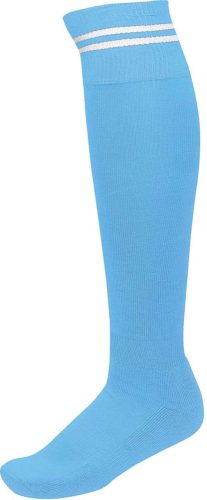 Proact hosszú szárú csíkos sportzokni PA015, Sporty Sky Blue/White-31/34