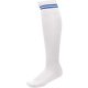 Proact hosszú szárú csíkos sportzokni PA015, White/Dark Royal Blue-27/30