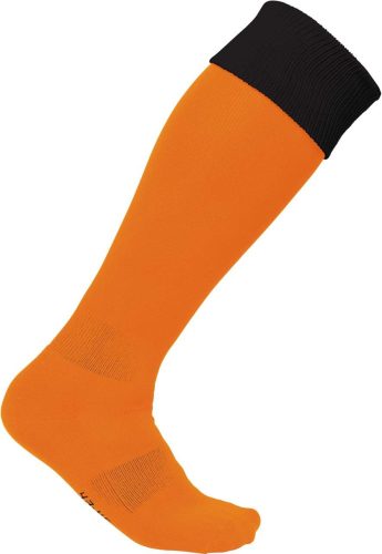 Proact hosszú szárú sportzokni kontrasztos színű felsö résszel PA0300, Orange/Black-31/34