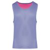 Proact kifordítható, eltérő színű ujjatlan sportpóló PA042, Fluorescent  Pink/Sporty Sky Blue-S/M