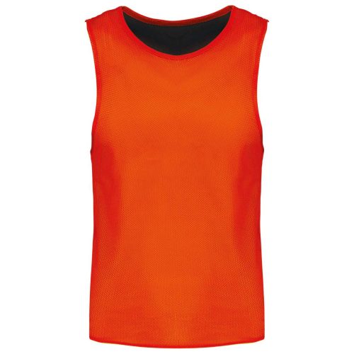 Proact kifordítható, eltérő színű ujjatlan sportpóló PA042, Spicy Orange/Black-2XL/3XL