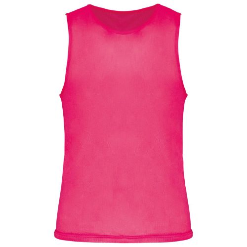 Proact hálós megkülönböztető ujjatlan sportpóló PA043, Fluorescent Pink-2XL/3XL