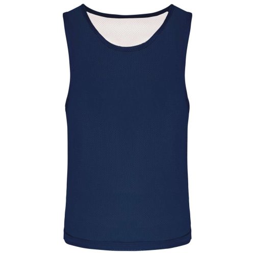 Proact két rétgű, eltérő színű gyerek ujjatlan kifordítható sportpóló PA048, Sporty Navy/White-10/14