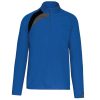 Proact 1/4 cipzáras unisex tréning felső PA328, Sporty Royal Blue/Black/Storm Grey-M