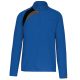 Proact 1/4 cipzáras unisex tréning felső PA328, Sporty Royal Blue/Black/Storm Grey-XL