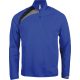 Proact gyerek 1/4 cipzáras tréning felső PA329, Sporty Royal Blue/Black/Storm Grey-6/8