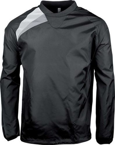 Proact gyerek esővédő sport felső PA331, Black/White/Storm Grey-10/12