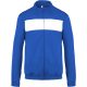 Proact unisex tréning felső elől cipzáras PA347, Sporty Royal Blue/White-M