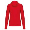 Proact férfi kapucnis 1/4 cipzáras sztreccs sport pulóver PA360, Red-3XL
