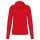 Proact férfi kapucnis 1/4 cipzáras sztreccs sport pulóver PA360, Red-M