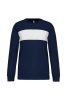 Proact hosszú ujjú unisex sport pulóver PA373, Sporty Navy/White-2XL