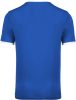 Proact rövid ujjú V-nyakú férfi sportpóló, kontrasztos betéttel PA4000, Sporty Royal Blue/White-2XL