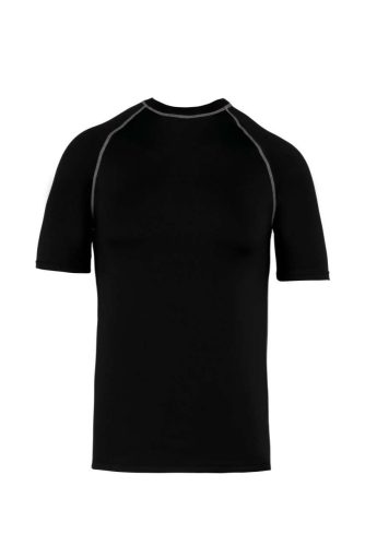 Proact szűk szabású unisex sztreccs surf póló PA4007, Black-2XL