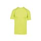 Proact szűk szabású unisex sztreccs surf póló PA4007, Fluorescent Yellow-L