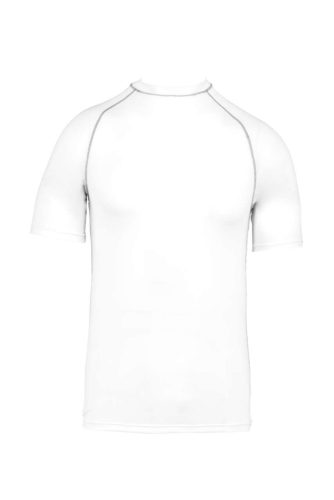 Proact szűk szabású unisex sztreccs surf póló PA4007, White-2XL