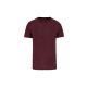 Proact rövid ujjú környakas triblend unisex sportpóló PA4011, Wine Heather-2XL