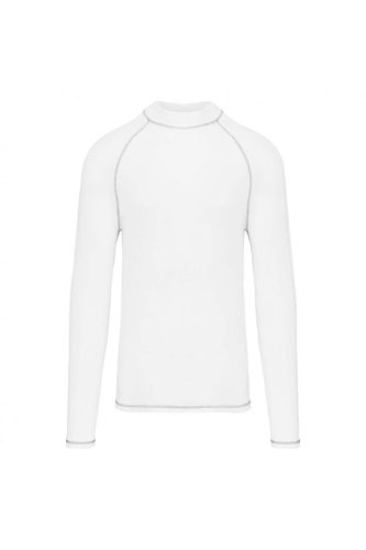 Proact hosszú ujjú férfi sportpóló UV védelemmel PA4017, White-2XL