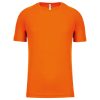 Proact férfi környakas raglános rövid ujjú sportpóló PA438, Fluorescent Orange-XS