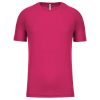 Proact férfi környakas raglános rövid ujjú sportpóló PA438, Fuchsia-3XL